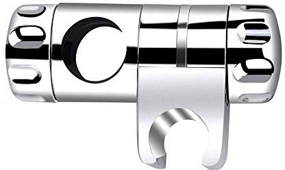 1 Stück 25mm Handbrause Halterung Duschkopfhalterung 360 Grad Drehbar Verstellbar Brausehalter Duschhalterung Duschkopf Halter Schieber ABS Chrome