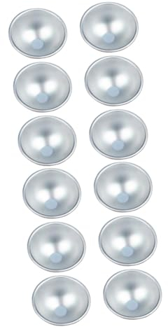 BESTonZON 12pcs Cupcake Tray Baking Cups Muffin Trays Giant Cupcake Moulds Pudding Mold for Home Kitchen