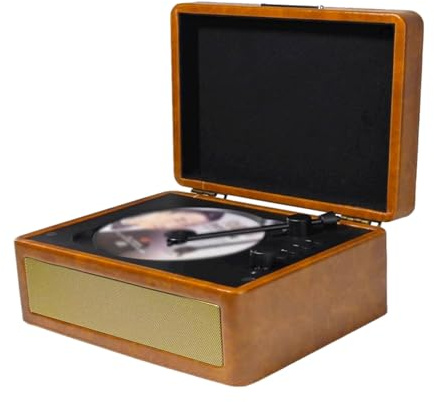 summina BT-Plattenspieler Musikspieler Audio- und Video-Plattenspieler Abspielgerät -Player Player Multifunctional Tray-type BT Cassette Record Player Audio Turntables High Fidelity Sound Quality