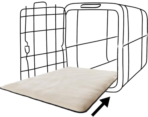 Knuffelwuff Einlegedecke passend für Flyby Flugtransportbox Flyby 100x67 x80cm robust & nachhaltig weiche, waschbare Hundematte, gepolsterte Liegedecke für Hunde