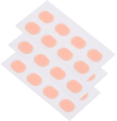 UTHCLO 12paare Nasenpads Für Brillen Selbstklebend Rutschfest Hautfarbene Ovale Polster Geeignet Für Brillenarten Reduzieren Druck Die Nase Und Sorgen Für Komfort