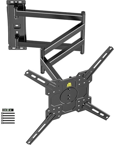 FORGING MOUNT Long Reach TV Wall Bracket Corner TV Bracket for 26-65 inch TVs, 1035mm Extension Long Arm with Landscape to Portrait Full Motion TV Wall Mount, Max VESA 400x400mm, Up to 35KG