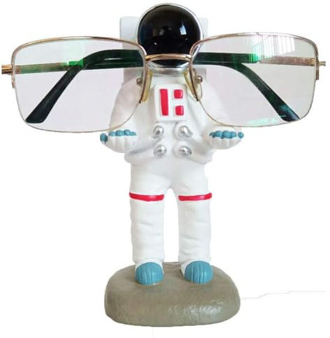 Astronauten-Brillenhalter, Brillenständer, Aufbewahrungshalter, Kunstharz, Brillenständer, lustiges Brillengestell für Zuhause, Büro, Schreibtischdekoration