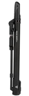 Topeak Road Morph G High-Pressure Bike Pump with Built-in Gauge, 160 psi / 11 bar Butted Aluminum Barrel, Fold-Out Foot Pad, Flexible Hose, Presta/Schrader/Dunlop Compatible, Compact Portable Design