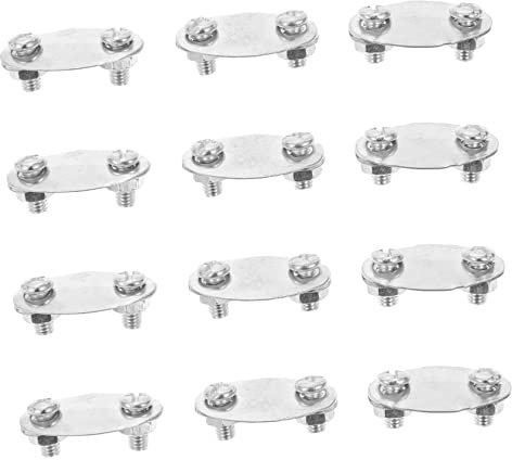 MUELODSIC Fahrrad Schutzblech Clips 20 Stück Packung Eisenschraubenschnallen Robust Leichtgewicht Mudguard Befestigung für Kinder Outdoor Einsatz