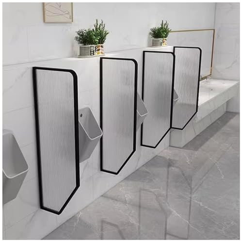 Trennwand aus gehärtetem Glas, für öffentliche Toiletten, wasserdicht, für Herren, Urinal, Privatsphäre, Trennwand für Schulen, Bars, Restaurants, Hotels, langlebige Urinalbleche für verbesserte