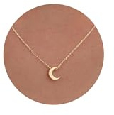 HANLI 14K Gold Vergoldet Halsketten Damen Zarte Horn Davidstern Schmetterling Sonne Lotus Volleyball Baseball Cowboystiefel Anhänger Kette mit für Frauen Mädchen Wasserfeste Hautverträglich Schmuck