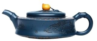 Teiere Teiera Fatta A Mano Argilla Azzurrite Bollitore Di Bellezza Set Da Tè Zisha Collezione Stoviglie Teiere In Viola 350 Ml Famose Set Da Tè In Porcellana