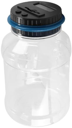 Alide Tirelire électronique numérique 1,8 L - Compteuse automatique de pièces avec écran LCD, tirelire en euros pour adultes
