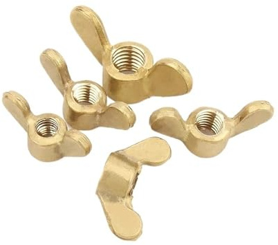 Noci delle ali, GB62 Dadi a farfalla in rame for serraggio manuale M3 M4 M5 M6 M8 M10 M12 M14 M16 Confezione da 18(M3-3pcs)