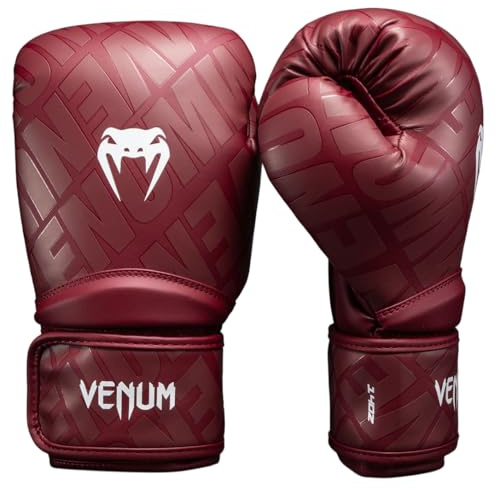 Venum Contender 1.5 XT 3D Guanti da Boxe - Rosso scuro - 12-Oz