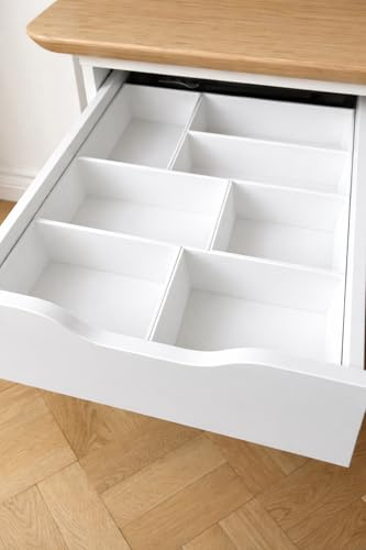 Organizer Schubladeneinsätze passend für IKEA ALEX obere Schublade-Grau