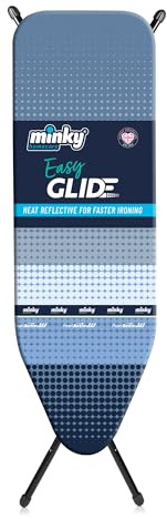 Minky EasyGlide 110 x 35cm Ironing Board, Height Up To 86cm, UK Made