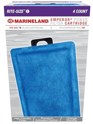 MarineLand Bio-Wheel Penguin Rite-Size E Aquarium Filter Cartridge, 4 Count