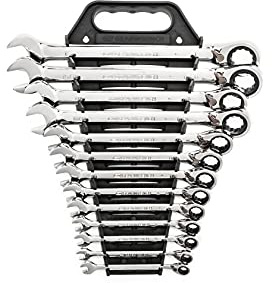 GEARWRENCH 13 Pc 72T Reversible Ratcheting Combination SAE Wrench Set|9509N
