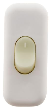Zenitech Interrupteur 2A Bipolaire Luminescent - Blanc