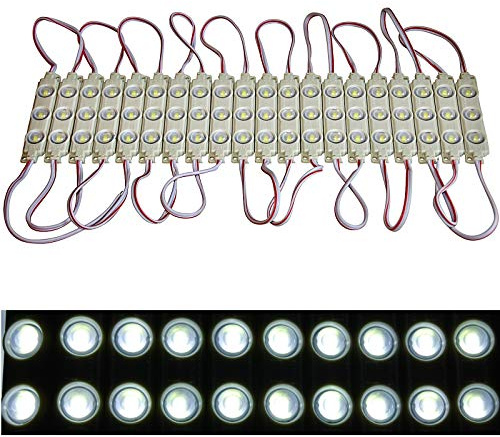 10x-100x LED Module +- Netzteil - kaltweiß 12`000K - 12V - 3X 5730 SMD Werbung (100x ohne Netzteil)