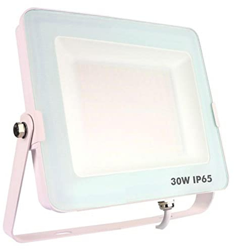 Silver Electronics - Proyector Forge+ Protección: IP65. Potencia: 30W. Temperatura de color: 3.000K. Flujo luminoso: 2.400 lm. Eficiencia energética A+. Color: Blanco