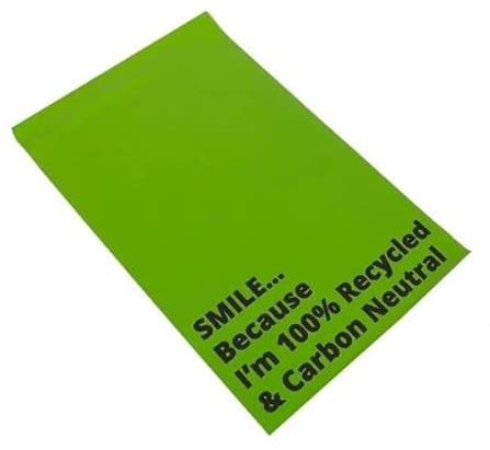 Gröna postpåsar, polyeten porto plast postförsegling special. Självförseglande postpåsar stor storlek postpåsar för förpackning förpackning porto kuvert brevkuvert (10, 25 x 35 cm)