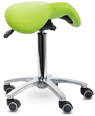 Teqler Drehhocker mit kippbarem Sattelsitz Apfel