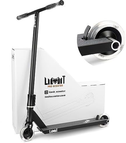 Limit LMT70 Pro Street Scooter-Professional Level Specs Stunt Trick Scooter SCS 4 Bolts for Adults Size Intermediate and Advanced Freestyle BMX Scooters Fit Teens Boys Girls 12 Years and Up