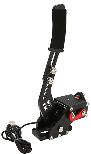 64 Bit USB Handbremse, PC Rennspiel USB Handbremse für ONE für Series S X PC für G920, Universal Handbremse für SIM Rennspiele (Schwarz)
