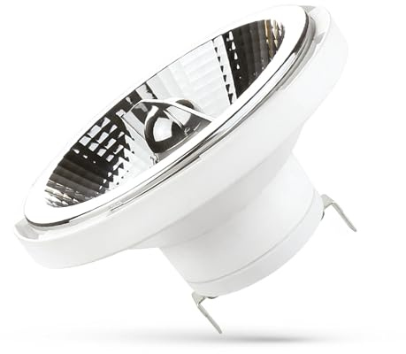 Spectrum LED G53 AR111-15 W equivalente a 100 W - 12 V 3000 K blanco cálido - ángulo de haz de 45°