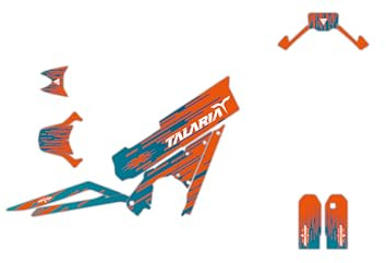 TALARIA XXX anpassningsbar motorcykelsats från 2023 till 2024 TUN Orange Turkos