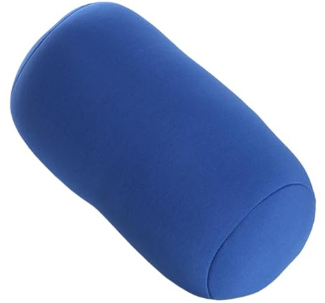 Almohada de tubo de microperlas extra para viaje, almohada de apoyo para el cuello, almohada para la espalda, cojín para el cuerpo, cojín cilíndrico, puf, soporte para cuello, brazo, espalda,