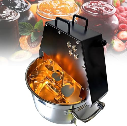 vnmudzeo Macchina Elettrica per Macinare I Pomodori da 10 Litri, Pentola Automatica per Mescolare Gli Alimenti da 80 W Commerciale,110V