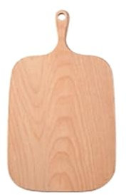 UBOHUZ Käseplatte Küche Holz Hackblöcke Buche Walnuss Schneidebrett Pizza Brot Obst Sushi Tablett Aufhängbar Nicht-Slip Küche Werkzeuge Für Käse, Obst(Large)