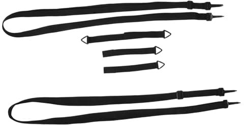 TOYANDONA 5pièces Sangles De Fixation pour Parasol Réglables Et Résistantes Au Vent Idéales pour Parasols De Plage Jardins Et Camping Pratique Les Intempéries