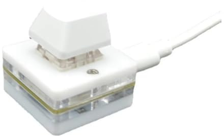 Exqufood 1-Key Shortcut Keyboard USB Custom Programmable Macro Keyboard Hot Key Mouse One Key Button RGB Mini Keypad