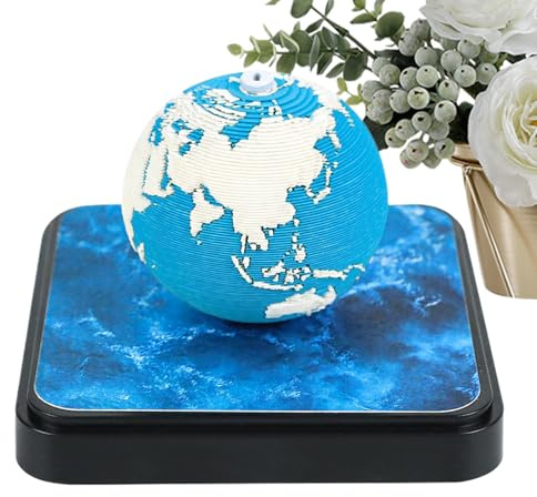 3D-Kalender 2026, 3D-Kalender zum Abreißen, Skulptur, Papierskulptur, Notizblock, Schreibwaren, Erdmotiv für, Studenten, Kinder, Teenager, Mädchen, Erwachsene
