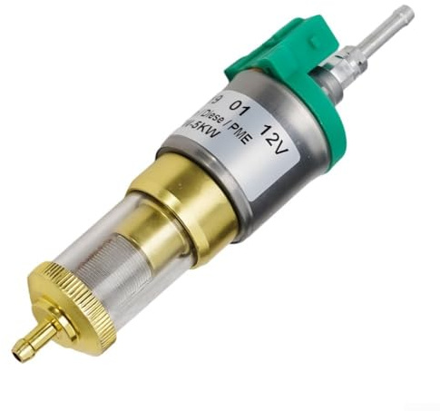 Pompa dosatrice per carburante, 12 V/24 V, con doppio filtro, capacità 22/28 ml, per riscaldatore di parcheggio diesel da 1 KW-5 KW, compatibile con modelli, costruzione in plastica e metallo (12 V-28