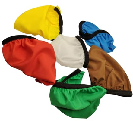 Levemolo 6 Pezzi Paralume Rotondo per Lampada Fotografica 18 Cm, Copertura Elastica Diffusore per Lampada Flash, Set Multicolore per Illuminazione Soffusa in Studio Fotografico