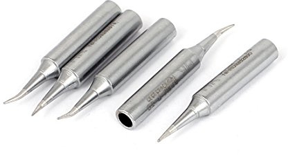 sourcing map 900M-T-IS Rework Station Tool Curved Soldering Solder Iron Tip 5pcs
