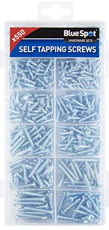 Blue Spot Tools 40574 550Pce Self Screw Assortment, Silver