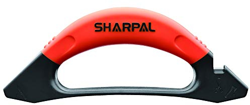 SHARPAL 112N 3 en 1 Afilador de cuchillos, Afilador de hachas, afilado para destrales, machetes, tijeras y herramientas de jardín