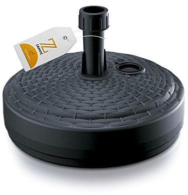 Zanvic Pie de Parasol Redondo 39 cm, Antracita, 39x39x13 cm, ZA27