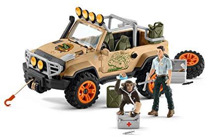 SCHLEICH Geländewagen mit Seilwinde