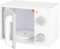 small foot 11184 Microwave children's kitchen made of wood, with swivel knobs and door with magnetic lock, from 3 years