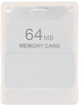 XHSESA Carte mémoire professionnelle 64 Mo avec fonction FMCB pour console de jeu PS2 (Blanc)