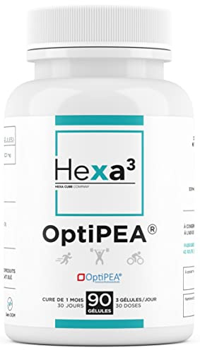 OptiPEA® 400mg (Palmitoyléthanolamide) 90 gélules | Gestion de la douleur | 3 gélules/jour | Cure de 1 mois | Gestion de la Douleur, 3 Gélules/Jour, Cure de 1 Mois