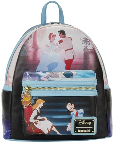 Disney Loungefly Backpack Cinderella Scenes Multicolore WDBK2354