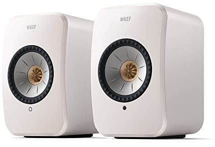 KEF LSX II - Altoparlanti wireless, Bianco | HDMI | Airplay 2| Bluetooth | Spotify | Tidale