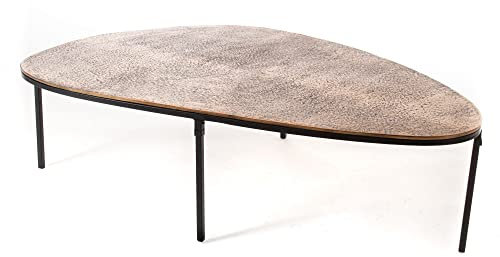 Amadeus - Table Basse Galet Or