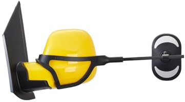 Satz Emuk Caravanspiegel kompatibel mit Jumpy/Spacetourer/Berlingo III & Scudo III/Ulysse & Expert/Traveller/Rifter & Combo V/Vivaro C/Zafira Life & Pro-Ace II/Verso/City 2016-