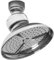 Schläfer 134115 | Alcachofa de ducha universal, ducha de 8 cm, chorro de lluvia de alta presión, diámetro de la alcachofa 82 mm, articulación ajustable universal G 1/2, acabado de latón cromado