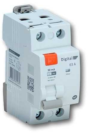 Interrupteur différentiel 2x63A/30mA Digital Electric - 2 pôles - Type A
